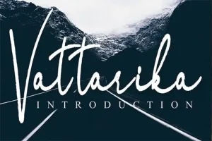 Vattarika Script Font