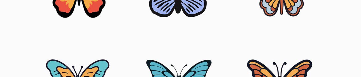 Vector Butterflies Collection
