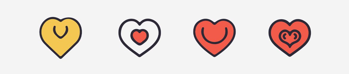 Vector Heart Icons