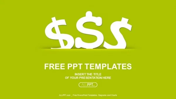 Vector money icon dollar-Finance PowerPoint Templates