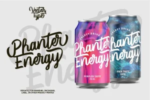 Vector Type Script Font