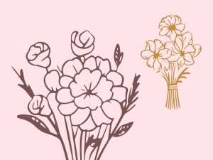 Vector Wedding Bouquet Illustrations