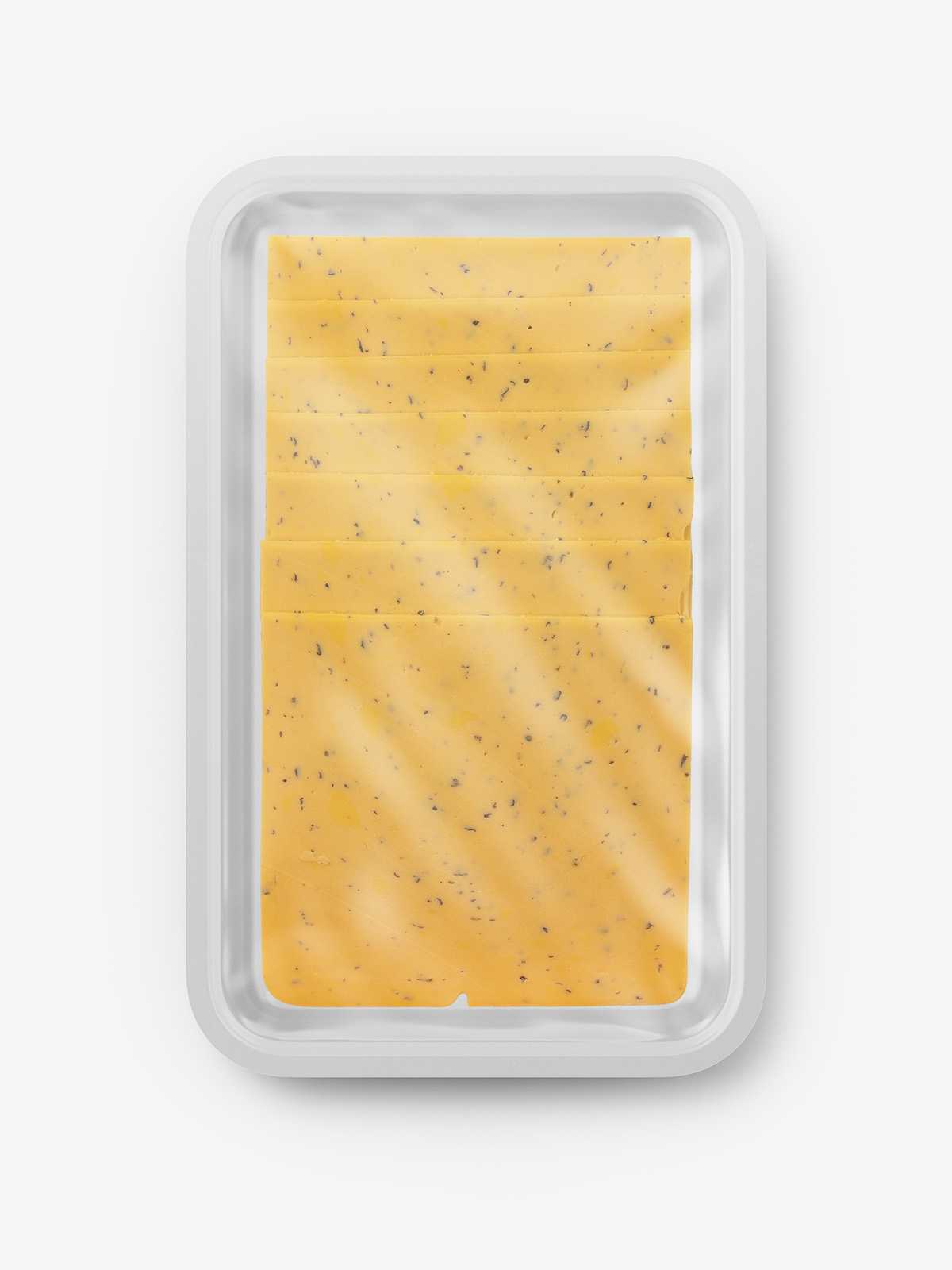 Vegan fatias slices mockup