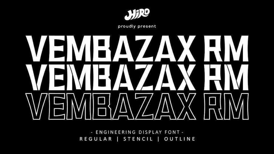 Vembazax RM Font Family › Fontesk