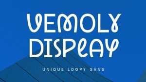 Vemoly Display Font › Fontesk