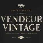 Vendeur Vintage Font Family