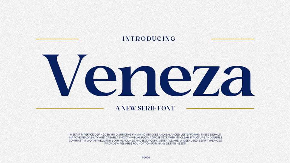Veneza Font › Fontesk