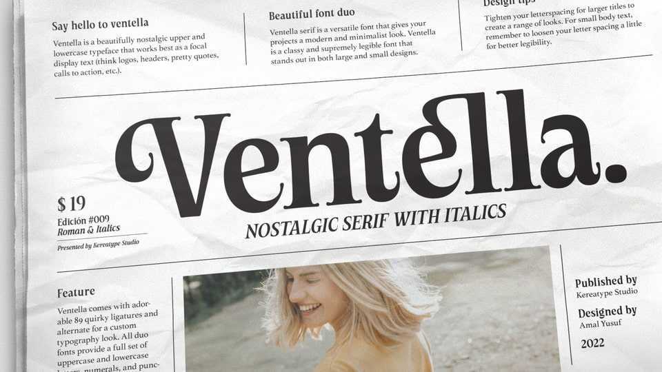 Ventella Serif Font › Fontesk