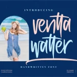 Ventta Watter Font