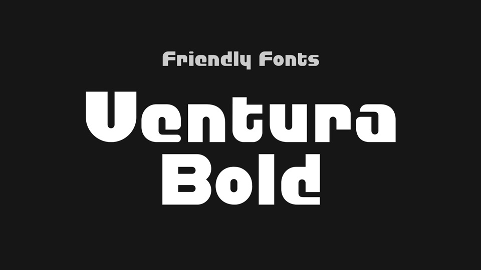 Ventura Bold Font › Fontesk
