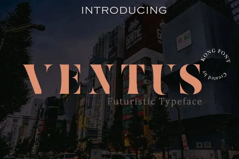 Ventus Display Font