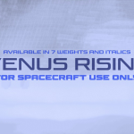 Venus Rising Font Family - Fonte Grátis Venus Rising Font Family