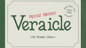 Veraicle Font › Fontesk