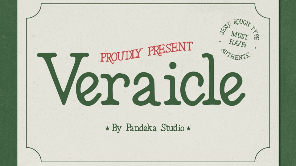 Veraicle Font › Fontesk