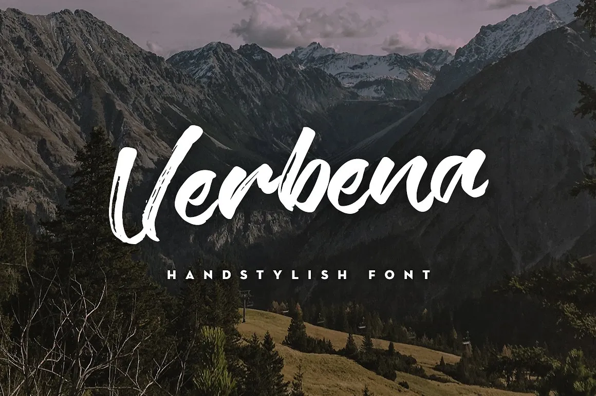 Verbena Handstylish Font