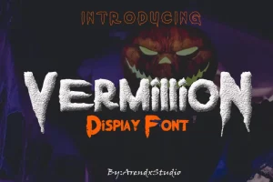 Vermillion Display Font