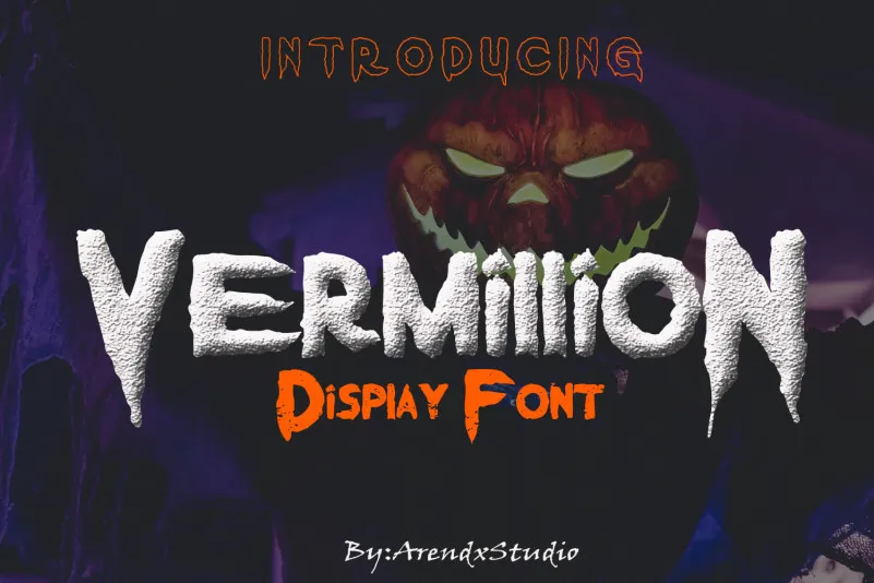 Vermillion Display Font