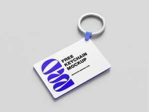 Versatile keychain mockup