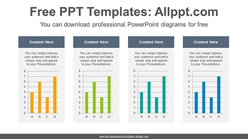 Vertical Bar Chart PowerPoint Template