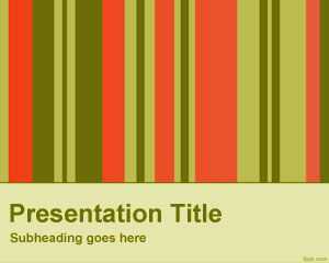 Vertical Bars PowerPoint Template