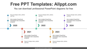 Vertical Dot Point PowerPoint Diagram