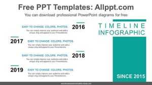 Vertical History PowerPoint Diagram