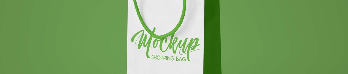 Vertical Shopping Bag Mockup (PSD)