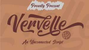 Vervelle Script Font › Fontesk