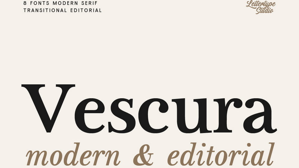 Vescura Font › Fontesk