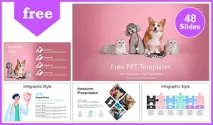 Veterinary Clinic Services PowerPoint Templates