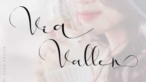 Via Vallen Script › Fontesk