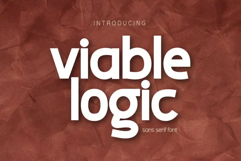 Viable Logic Sans Serif Font