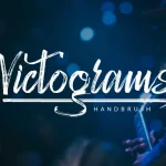Victograms Handbrush Font