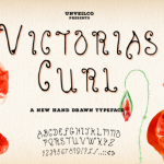 Victoria's Curl Typeface