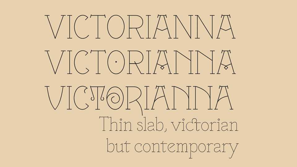 Victorianna Font Family › Fontesk