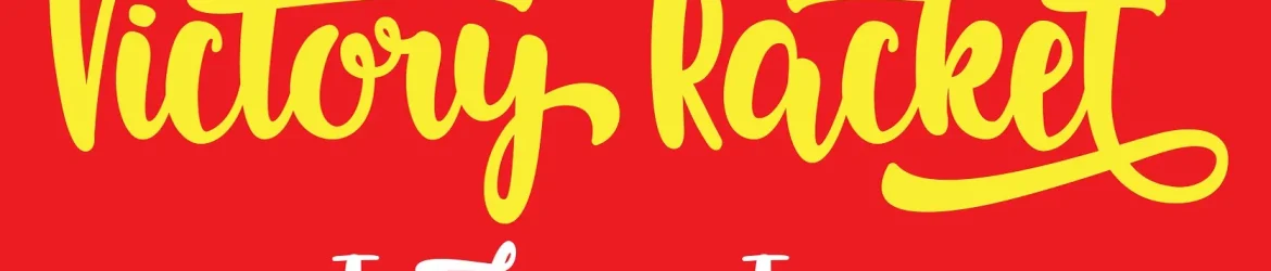 Victory Racket Script Font