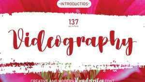 Videography Script Font › Fontesk