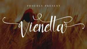 Vienetta Script Font › Fontesk