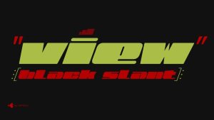 View Slant Font › Fontesk