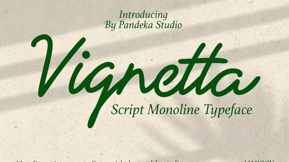 Vignetta Font › Fontesk