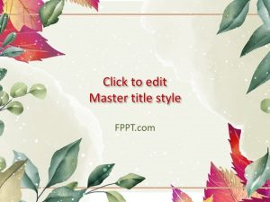 Vignette PowerPoint Template
