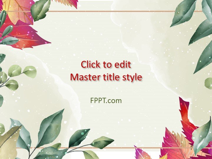 Vignette PowerPoint Template