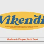 Vikendi Serif Font