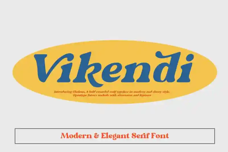 Vikendi Serif Font