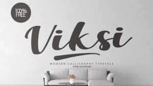 Viksi Script Font › Fontesk