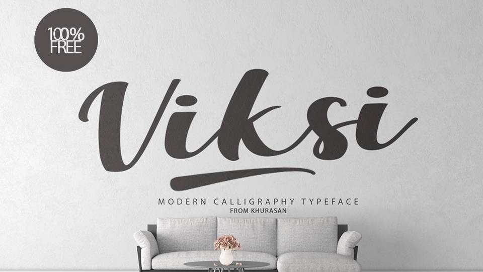 Viksi Script Font › Fontesk