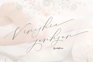 Vineshia Jonhson Handwritten Font