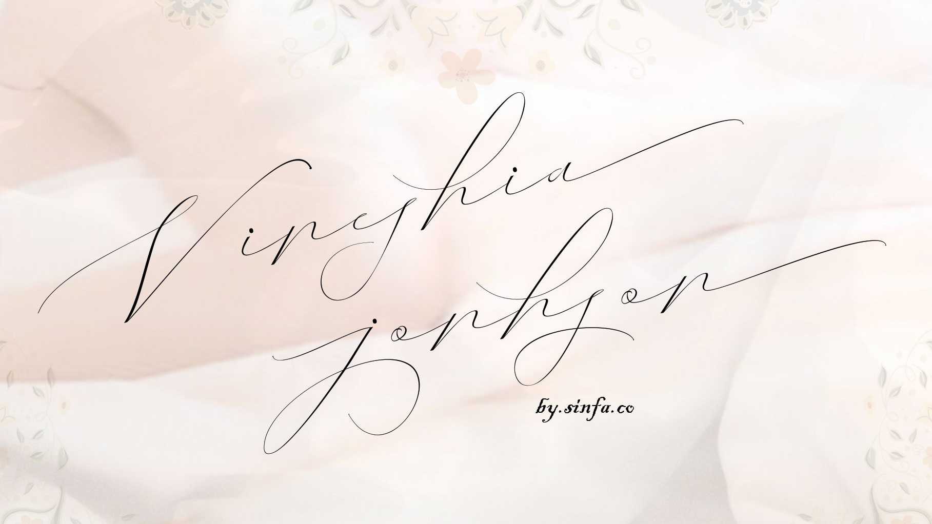 Vineshia Jonhson Script Font › Fontesk