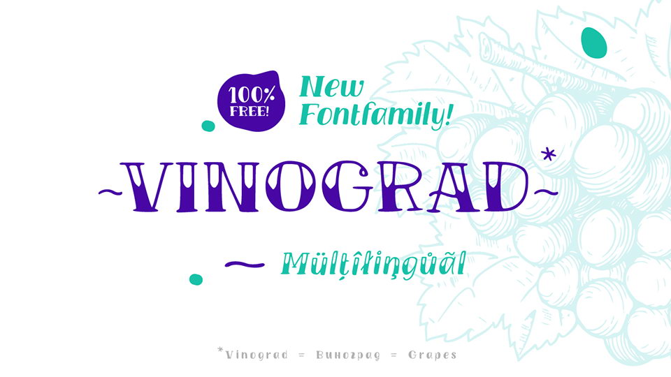Vinograd Font Family › Fontesk