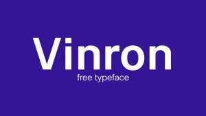 Vinron Typeface › Fontesk